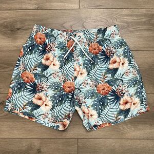 Franks Australia 5.5” Maui Sky Floral Print Swim Trunks‎ Size XL